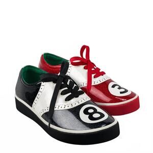 NEW HOT CHOCOLATE DESIGN women's pool casual sneaker in black